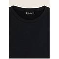 felpa donna girocollo in mélange lurex melange black donna extra large