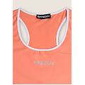 reggiseno sportivo con supporto medio e bordature a contrasto fusion coral donna extra large