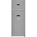 Beko Frigo Doppia Porta No Frost 455lt E 70cm Silver Rdne455e40dsn
