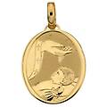 medaglia ciondolo da battesimo oro giallo 803321704381