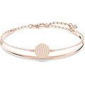 bracciale rigido ginger bianco placcato color oro rosa os