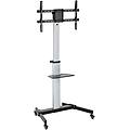 650630 supporto tv a parete 86'' argento