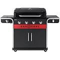 char-broil gas2coal 2. 0 4b grill carrello carbone + gas naturale nero acciaio inox rosso