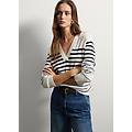 - maglione in misto lana bianco over donna bianco/blu taglia xs