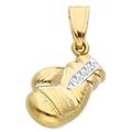 ciondolo guanto da boxe oro bianco giallo gl101662