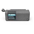 dr200bt dab/dab+ fm radio portatile bluetooth lcd da 2 4 5w grigio 2000mah