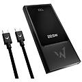 powerbank 10. 000mah (37wh) ultra compatto display digitale di ricarica residua ricarica ultra