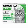 frontline combo gatti x3 antiparassitario contro pulci zecche e pidocchi