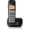kx-tge110jtb telefono cordless digitale (dect) singolo ad utilizzo facilitato tasti grandi 3 tasti