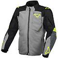 giacca moto notch grigio nero fluo giallo taglia m