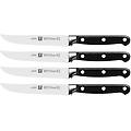 set coltelli 4 pezzi da bistecca serie professional s di 12cm