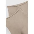 calzini corti senza elastico in cotone donna grigio 36-38