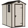 manor beige casetta da giardino con finestra laterale 130x192x198 cm