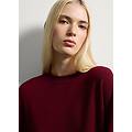 - pullover in puro lana rosso oversize donna rosso bordeaux taglia xs