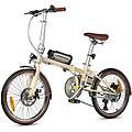 bicicletta elettrica smart20 250w 36v5. 2ah 20 pollici beige