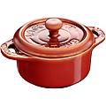 ceramique mini cocotte rotonda 10 cm rame antico