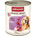 grancarno original 12 x 800 g senior manzo & agnello