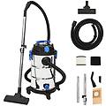 aspirapolvere per solidi e liquidi argento 1200 w 30 l
