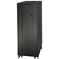 lk1942u66nfp armadio rack 19'' 42u 2055x600x600 colore nero disassemblato porta vetro