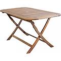 ac805010 tavolo da giardino pieghevole rettangolare in legno di acacia 150x80x74 h cm ac805010