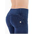 jeggings push up wr. up 7/8 superskinny a vita media dark jeans-seams on tone donna extra large