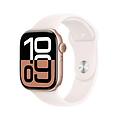 Apple Watch Series 10 Gps Cassa In Alluminio Oro Rosa Da 46 Mm Con Cinturino Spo