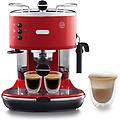 macchina espresso manuale icona classic eco311r rossa 15 bar 14 l 1100w