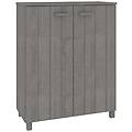 - scarpiera hamar grigio chiaro 85x40x108 cm in legno di pino
