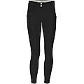 pantaloni push up wr. up superskinny 7/8 bioattivi made in italy nero donna extra large