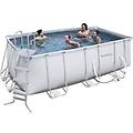 piscina fuori terra rettangolare power steel 412x201x122cm