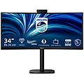 PHILIPS monitor curvo 34 led va wqhd 21 9 4ms 300 cdm reg altezza webcam dp/hdmi multimediale