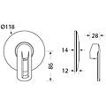 miscelatore doccia incasso serie neva pe133055 + 730355