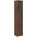 - mobile sottile rovere marrone 40x42 5x225 cm in truciolato