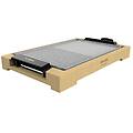 piastra elettrica tasty&grill 2000 bamboo mixstone struttura bamb&ugrave; 2000w