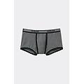 boxer in cotone superior con logo uomo nero taglia 5