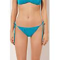 slip lacci costume shiny satin donna azzurro m