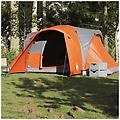 - tenda da campeggio a cupola 6 persone grigio e arancione