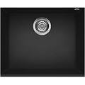 lgq10540bso quadra 105 lavello granitek 1 vasca 57 cm nero