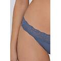 brasiliana cotone e pizzo riciclato donna blu tamaño s