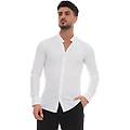 camicia casual p-hank-standup bianco