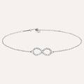 bracciale silver moments argento rodiato cubic zirconia collezione silver moments bianco