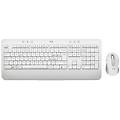 tastiera membrana signature mk650 layout it con mouse e supporto polsi bianco