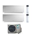 climatizzatore condizionatore dual split inverter serie 3 ftxj r-32 emura iii bianco bluevolution