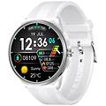 orologio intelligente con polso ossigeno nel sangue pressione sanguigna monitor del sonno white
