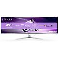 evnia 49m2c8900 curved gaming monitor qd oled da 49 pollici 240 hertz 0 03 ms gtg hdr400 ambiglow