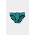 intimissimi - slip washed collection in cotone superior uomo verde taglia 6
