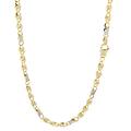 collana uomo oro giallo bianco gl100480
