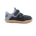 sneakers da bambino blu e celeste con strap taglia 24