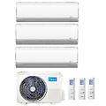 climatizzatore condizionatore trial split inverter breezeless+ r-32 9000+9000+9000 btu a++ con