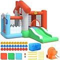 - castello gonfiabile con scivolo 272x257x220 cm in pvc